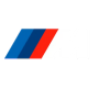 Logo von BMW M, das die charakteristischen Farben Blau, Rot und Weiß zeigt, steht für Leistung und Sportlichkeit im Automobilbereich.